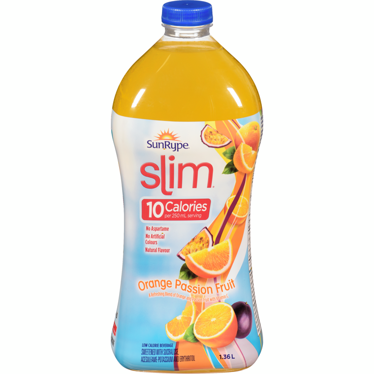 SunRype Slim Juice, Orange Passion Fruit FARM BOUND