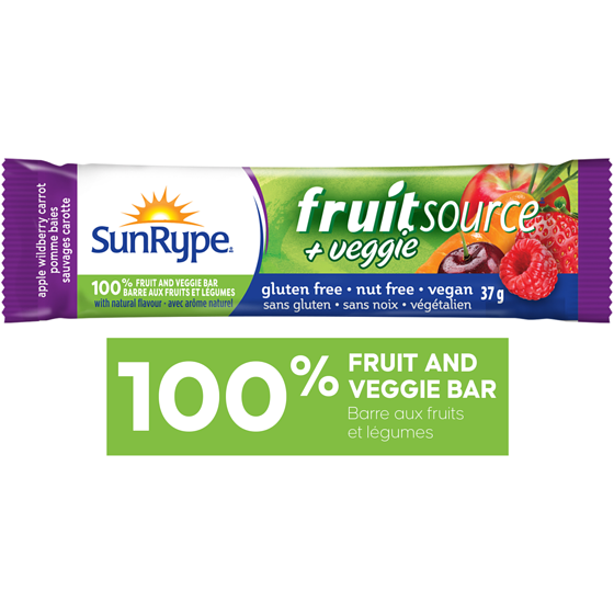 SunRype Apple Wildberry Carrot 100% Fruit and Veggie Bar – FARM BOUND